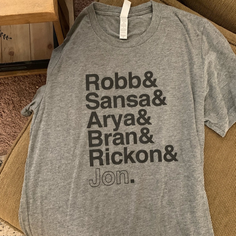GOT t-shirt. The Starks